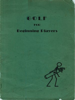 cover image of Golf for Beginning Players